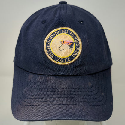 Buck's Bags Baseball Cap Blue One Size Western Idaho Fly Fishing Expo 2012 Hat