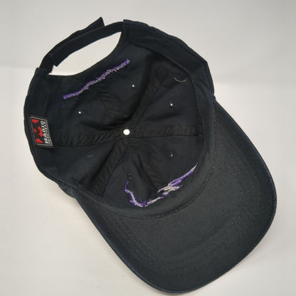 Chef Culinary District Strapback Hat Black One Size Adjustable Embroidered Magic