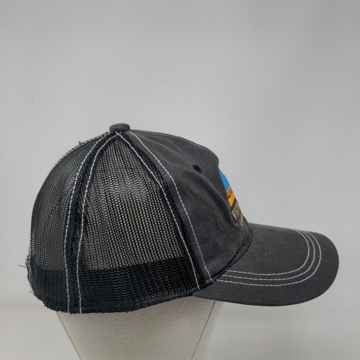 White Cliffs Canoe Rental Strapback Trucker Hat Gray Adult Outdoor Cap