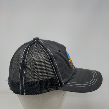 White Cliffs Canoe Rental Strapback Trucker Hat Gray Adult Outdoor Cap