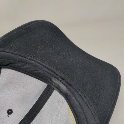 Subaru Snapback Hat Black OSFM Adjustable Embroidered Solid 6 Panel