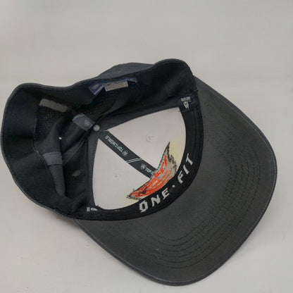 2017 College World Series Fitted Hat Gray One Size Embroidered Tow