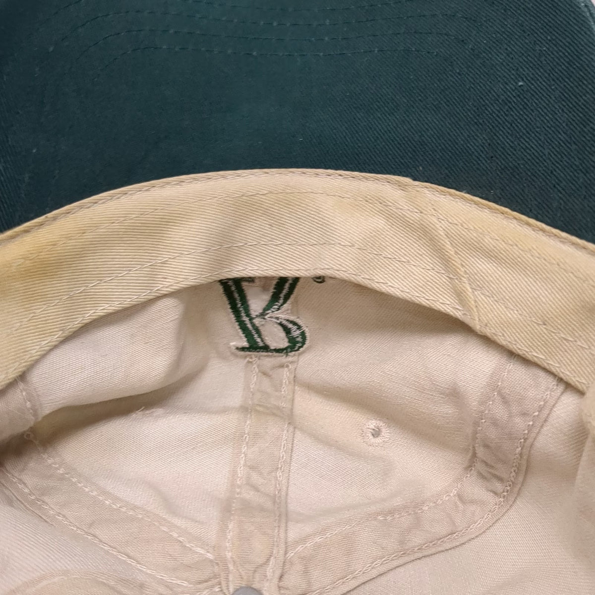 Remington Baseball Cap Beige Green One Size Embroidered Outdoor Hunting Hat