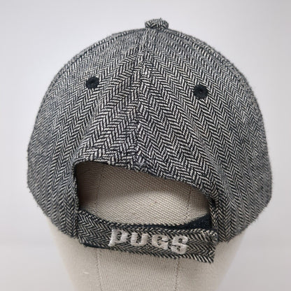 Pugs Strapback Hat Multi One Size Adjustable Herringbone Star Logo
