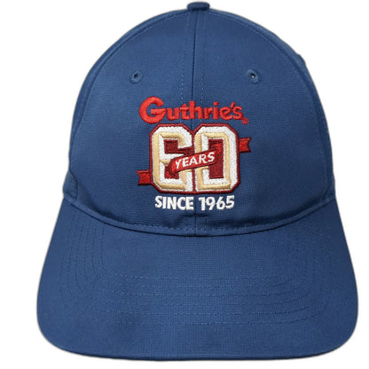 Richardson Baseball Cap Blue OSFM 60 Years Anniversary Guthries Strapback Hat