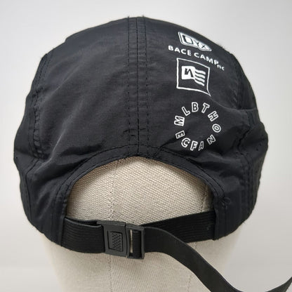 DYX Bace Camp 5 Panel Black Hat OSFM Perforated Performance Runner Adjustable