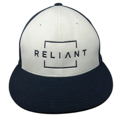 Pacific Headwear Baseball Cap Blue M Mesh Back Flexfit Reliant Structured Hat