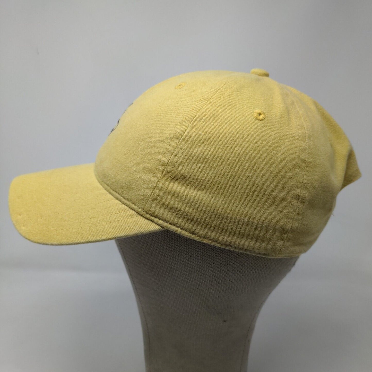 Comfort Colors Men's Slideback Hat Yellow Embroidered Bee Logo