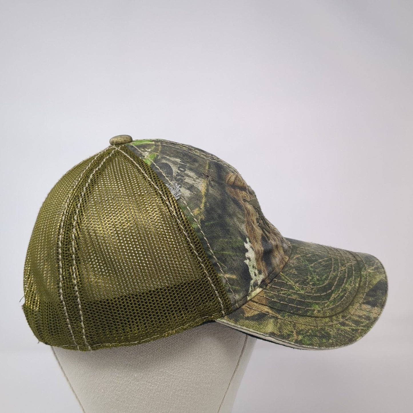 NWTF Trucker Hat Multicolor OS Adjustable Embroidered Camouflage Outdoor Cap