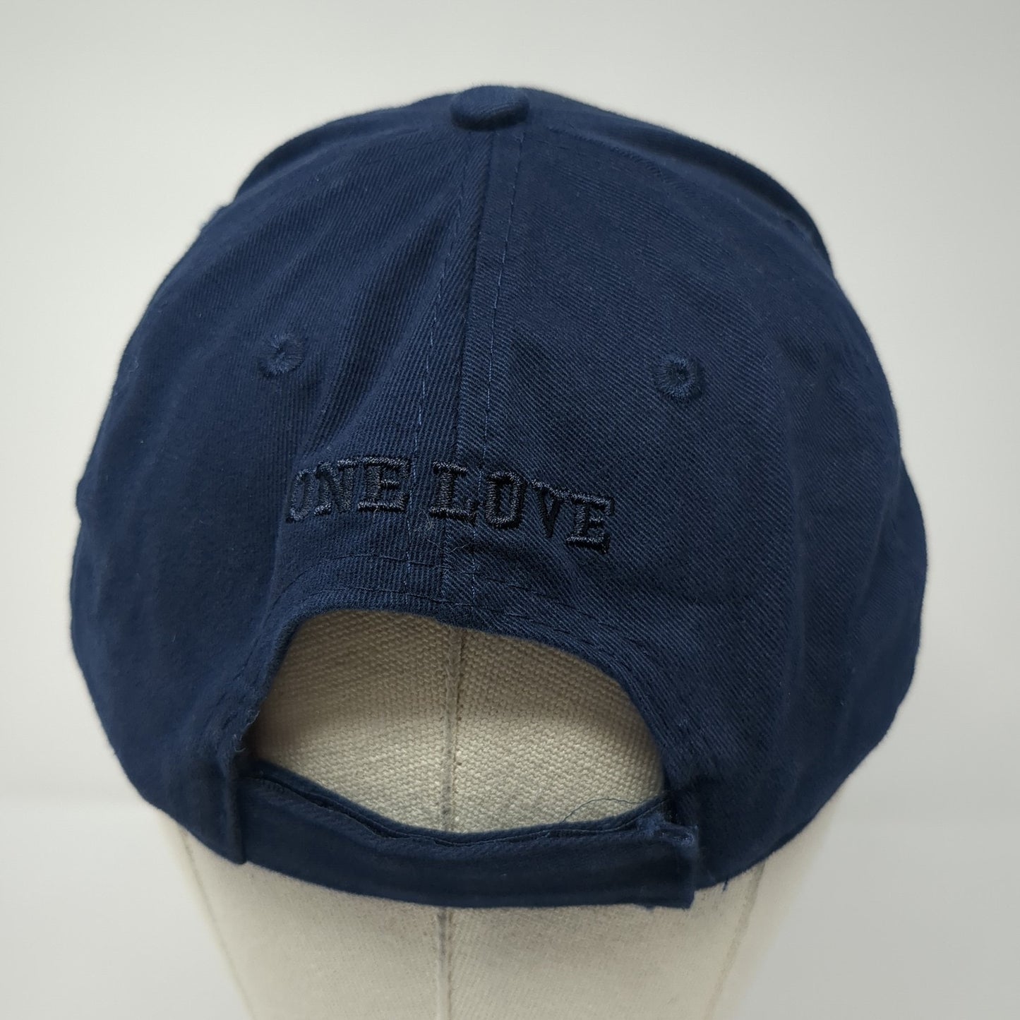 Raising Cane's Chicken Finger Baseball Cap Blue One Size Adjustable Embroidered