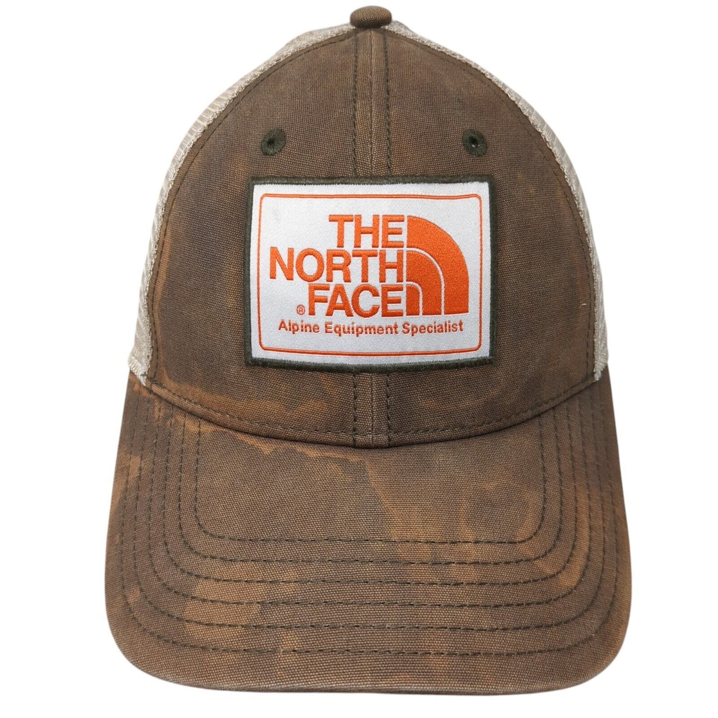 The North Face Alpine Equipment Specialist Snapback Trucker Hat Brown OS Mesh