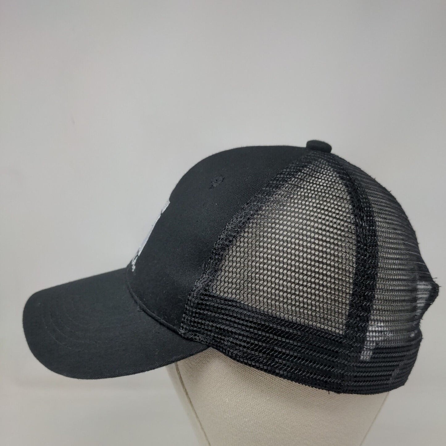 Western Son Vodka Snapback Mesh Back Trucker Hat Black One Size Solid