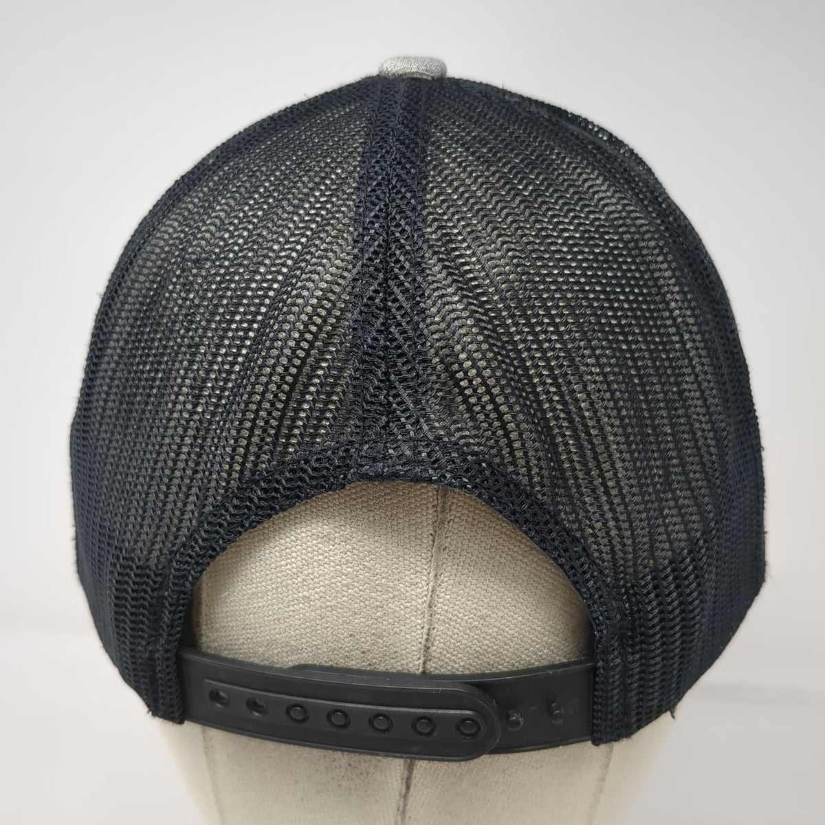 Richardson Trucker Hat Gray L Mesh Snapback Black Canyon Trout Farm Fishing Fish