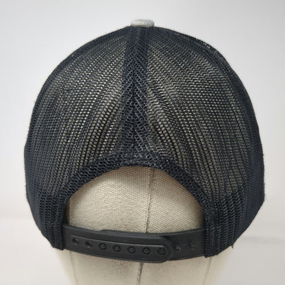 Richardson Trucker Hat Gray L Mesh Snapback Black Canyon Trout Farm Fishing Fish