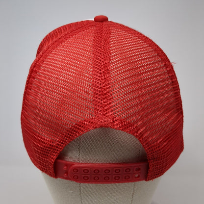 Ghost Riders Gun Fighters Oatman Arizona Snapback Trucker Hat Red OS Mesh Rope