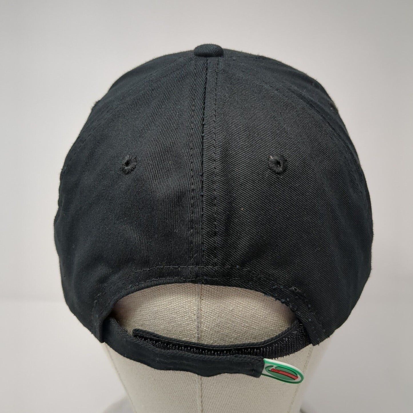 Castrol Strapback Hat Black One Size Adjustable Embroidered 6 Panel
