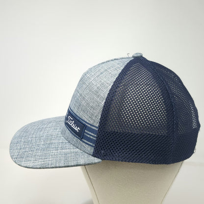 Titleist Trucker Hat Blue One Size Mesh Back Snapback Golf Topo Map Under Brim