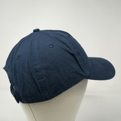 Hit 5 Panel Blue Hat One Size CXO Logo Embroidered Cotton Strapback Adjustable