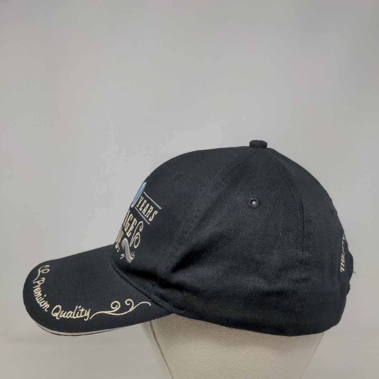 Aged 40 Years Vintage Dude Slideback Hat Black One Size Adjustable Laid Back