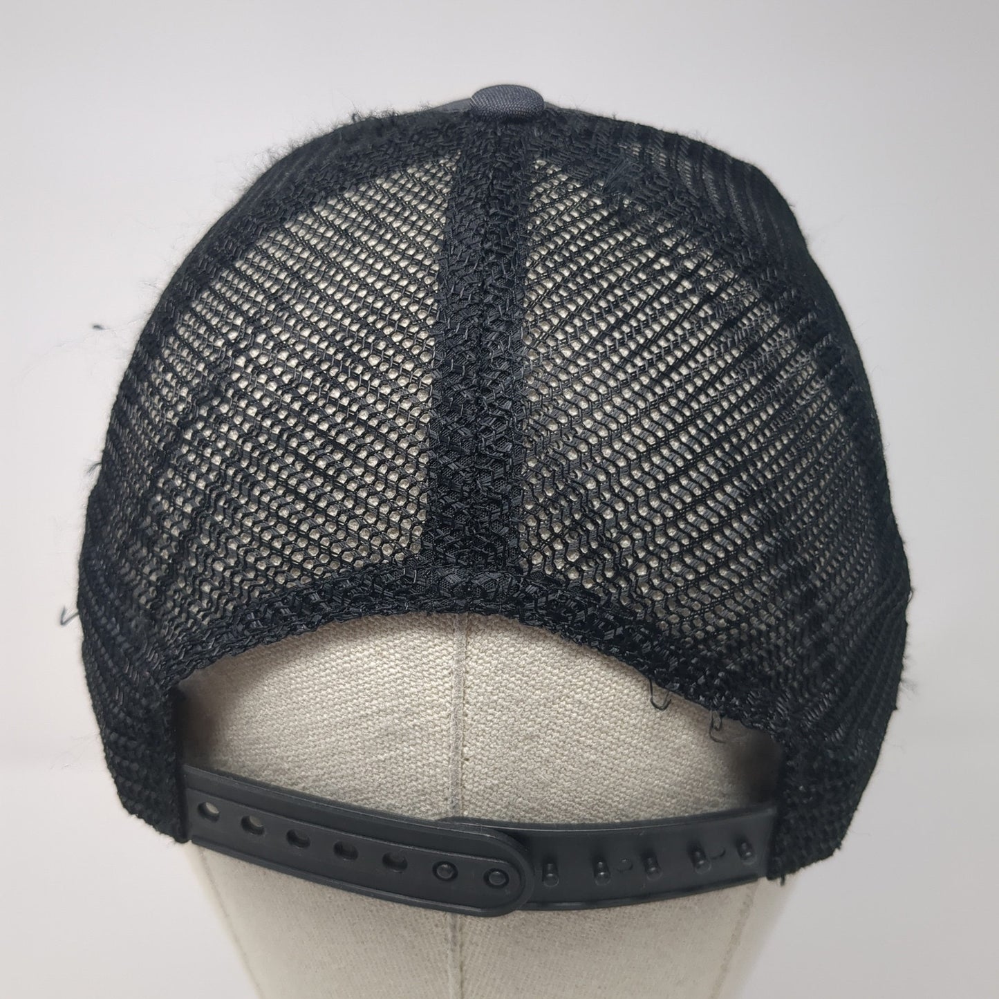 Conflict At Carver Champion Snapback Trucker Hat Gray One Size Mesh Back