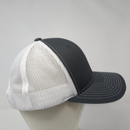 Richardson Snapback 112 Trucker Hat Gray One Size Adjustable Mesh Back 6 Panel