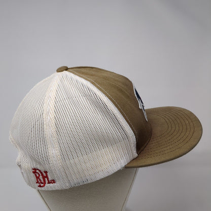 Texas Buffalo Snapback Trucker Hat Brown OS Adjustable Mesh Back Classic Yupoong