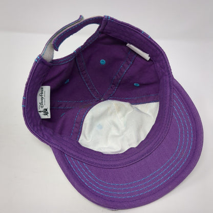 Mickey Mouse Strapback Hat Multicolor OS Adjustable Plaid Rhinestone Disney Park