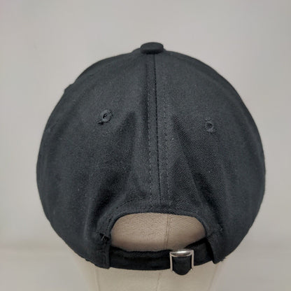 100 Slideback Hat Black One Size Embroidered 6 Panel Sole Addiction