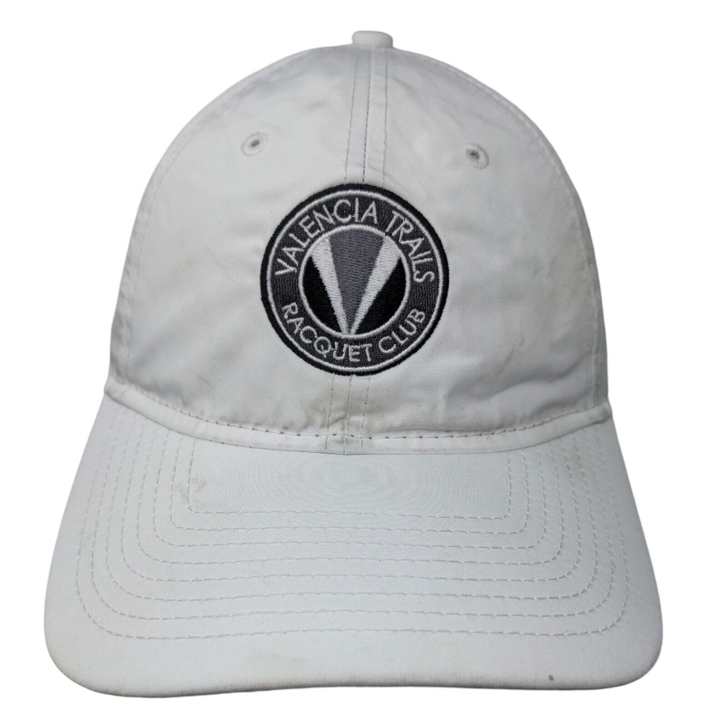 Valencia Trails Racquet Club Srapback Hat White OSFM Adjustable 9 Forty New Era