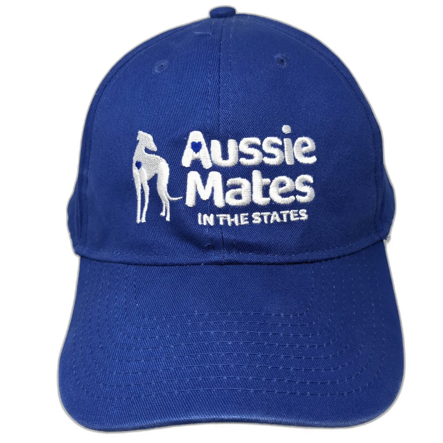 Hit Baseball Cap Blue One Size Aussie Mates In The States Greyhound Dog Hat