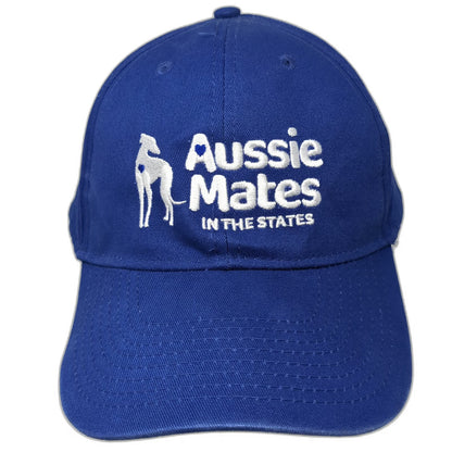 Hit Baseball Cap Blue One Size Aussie Mates In The States Greyhound Dog Hat