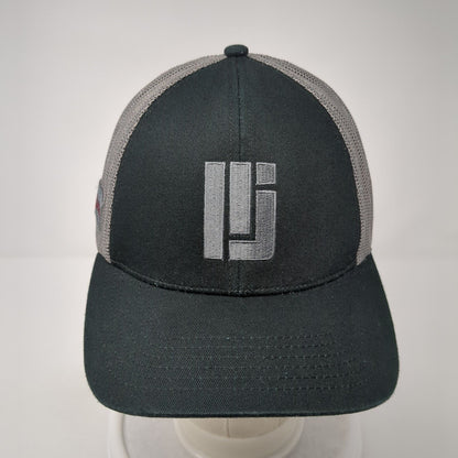 McMillen Jacobs Snapback Trucker Hat Black One Size Mesh Back Adjustable