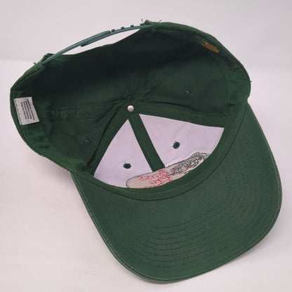 Bass Pro Shops Fish Snapback Hat Green One Size Adjustable Gone Fishing