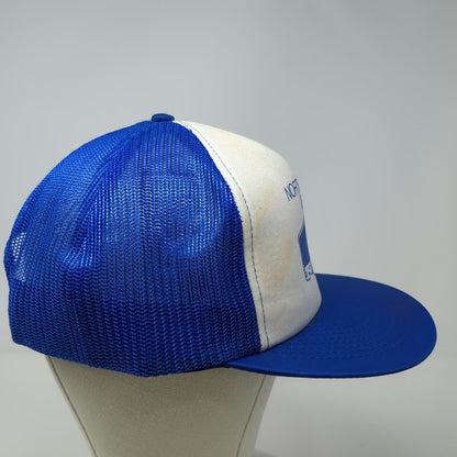 BD Cap Company Trucker Hat Blue L Northwestern Trucking Semi Snapback Vintage