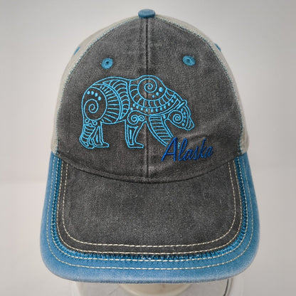 Alaska Strapback Hat Multicolor One Size Adjustable Embroidered ACE USA Cotton
