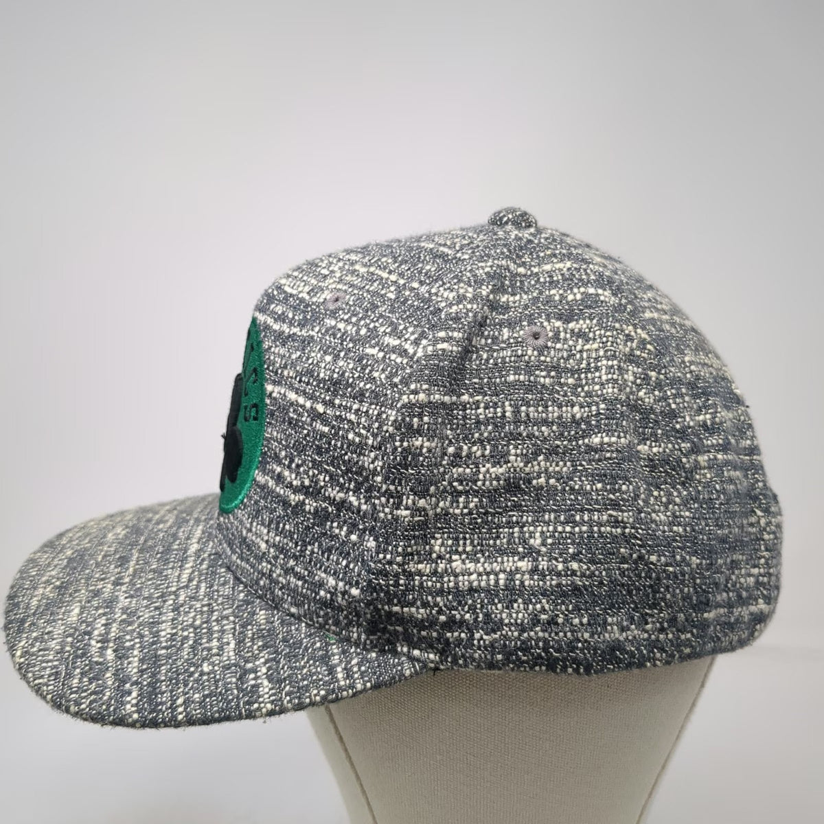 Mitchell & Ness Boston Celtics NBA Snapback Gray Green Black One Size Tweed Hat