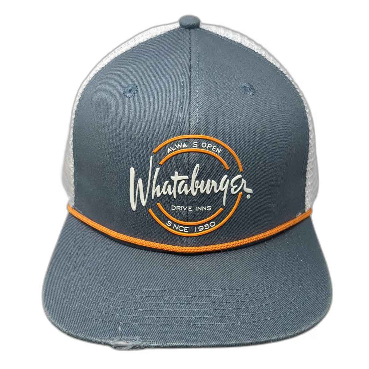 Staunch Collection Whataburger Trucker Hat Blue One Size Rope Mesh Snapback