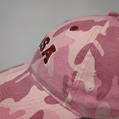 NASA Strapback Hat Camouflage One Size Adjustable Kennedy Space Center