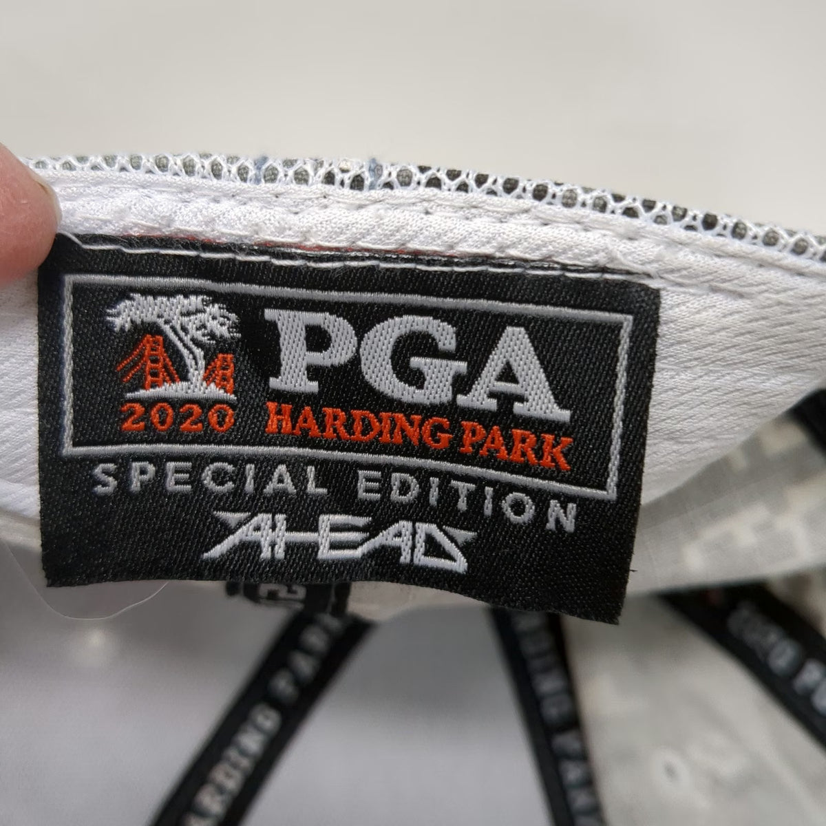 Ahead Baseball Cap Gray One Size 2020 PGA Harding Park Mesh Back Camo Golf Hat