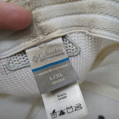 Columbia PFG Gray XL Baseball Cap Fish American Mesh Stretch Fit Hat Outdoor