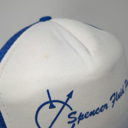 KAP.II Trucker Hat Blue One Size Spencer Fluid Power Industrial Graphic Mesh