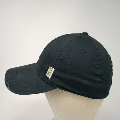 Guinness Baseball Cap Black One Size Extra Stout Distressed Brim Dublin Beer Hat