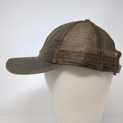 Imperial Baseball Cap Brown One Size Mesh Strapback Waxed Bird Outdoor Hat