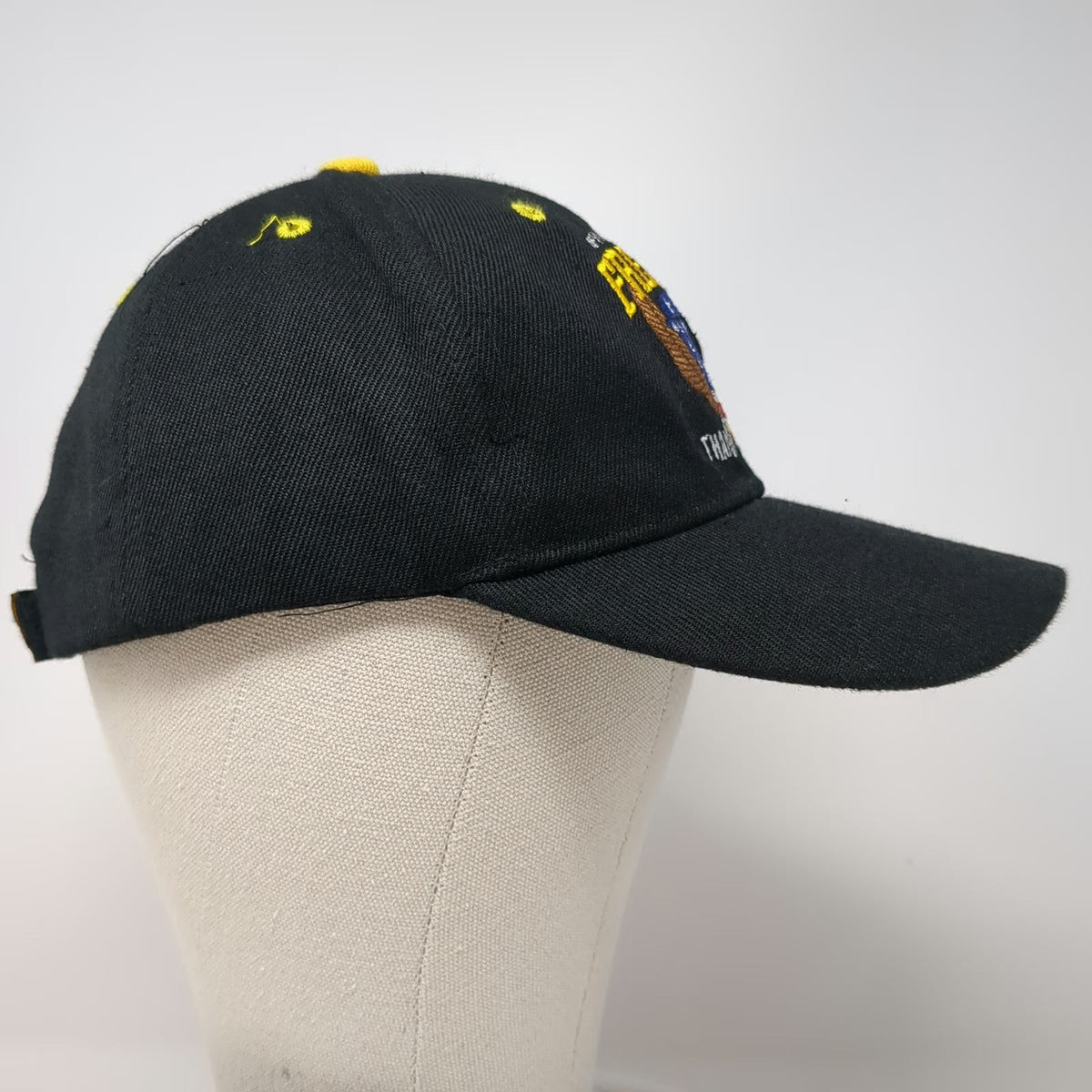 Black One Size Baseball Cap Freedom Thank A Vet Eagle Veteran Patriotic Hat