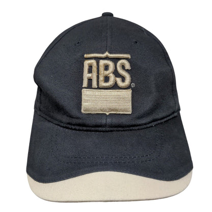 ABS Strapback Hat Blue One Size Embroidered Adjustable Cap America