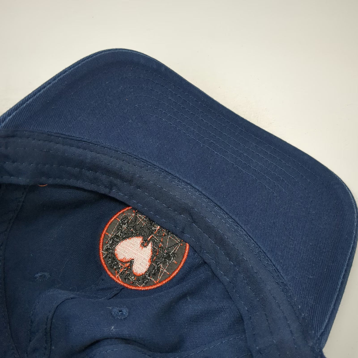 Mad Engine Keith Haring Heart Blue Baseball Cap One Size Cotton Slideback Hat