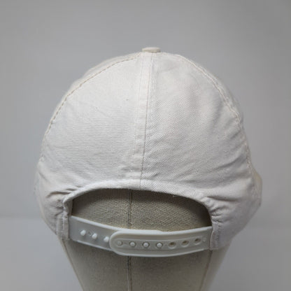 Trunk Bay Snapback Rope Hat White One Size Adjustable Solid Outdoor