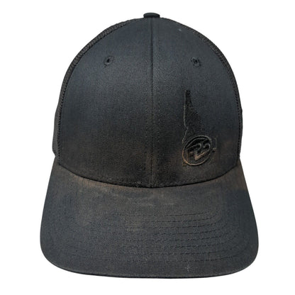 Idaho 208 Fitted Mesh Back Trucker Hat Black L/XL Flexfit Richardson