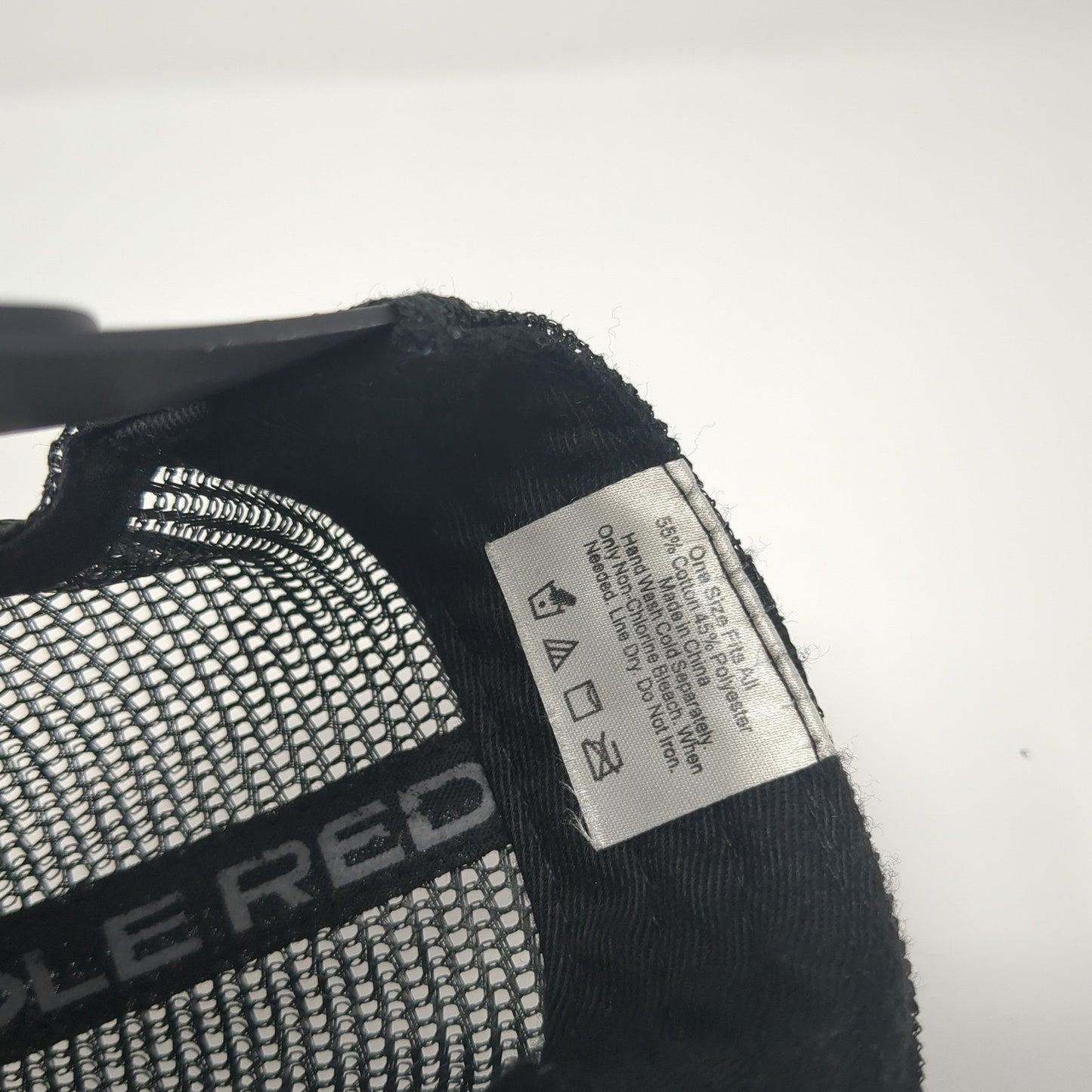 Ole Red Snapback Trucker Hat Black One Size Adjustable Embroidered Mesh Back