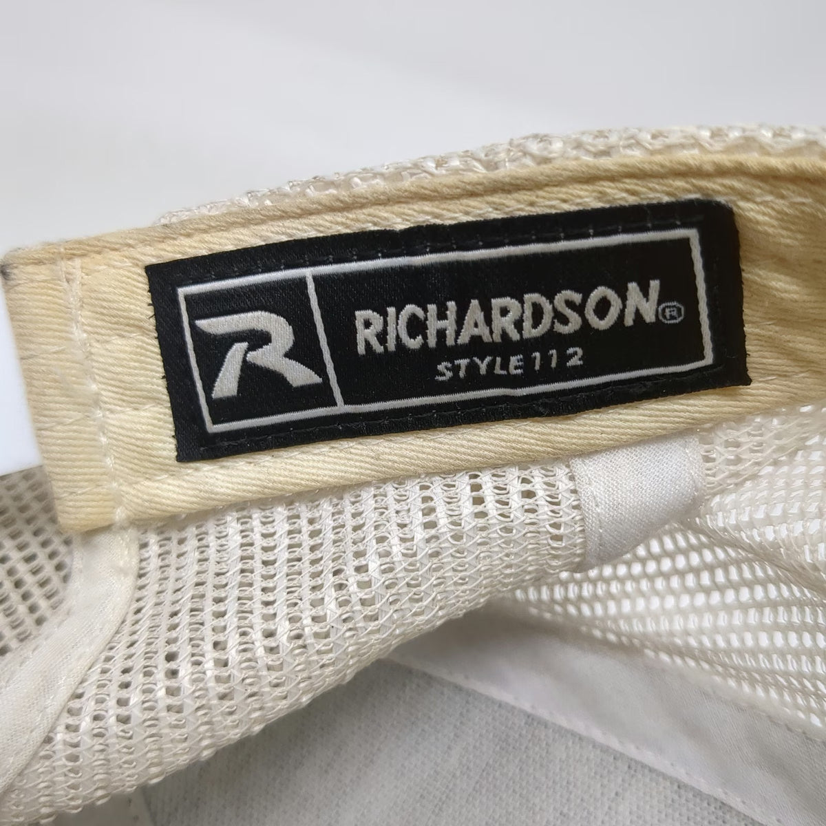 Richardson Trucker Hat Brown One Size CrossFit Indestructible Leather Patch Mesh